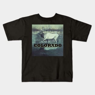 Colorado Elk Kids T-Shirt